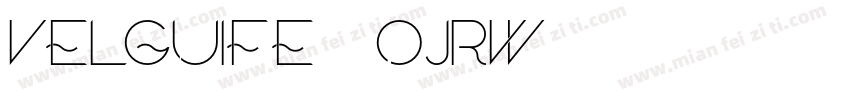 Velguife-2OjRw字体转换
