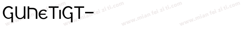 JQHeTiJT字体转换