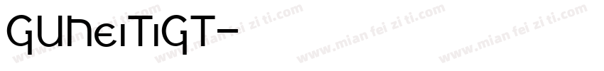 JQHeiTiJT字体转换