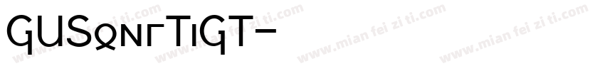 JQSongTiJT字体转换