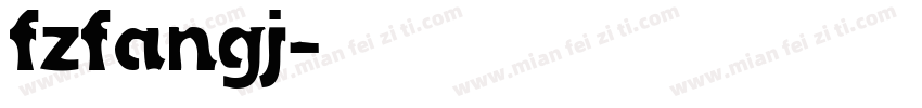 fzfangj字体转换