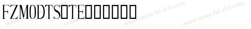 FZMODTS_TE字体转换