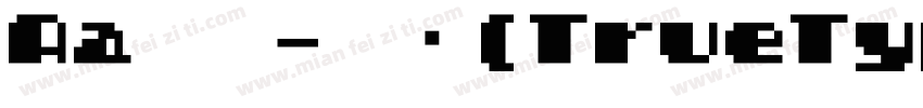 Aa楷体-常规(TrueType)(CH字体转换