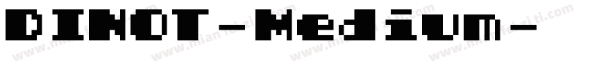 DINOT-Medium-中(TrueType)字体转换