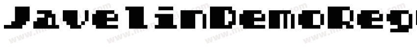 JavelinDemoRegularTrueType字体转换