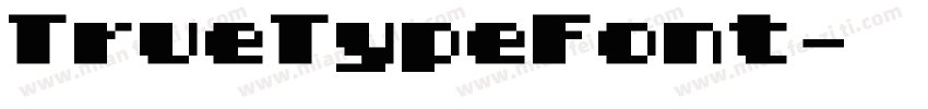 TrueTypeFont字体转换