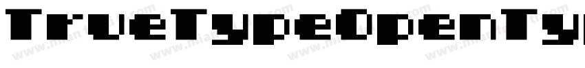 TrueTypeOpenType字体转换