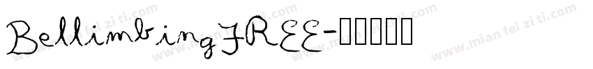 BellimbingFREE字体转换
