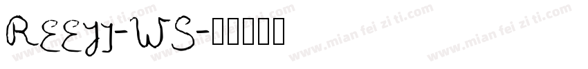 REEJI-WS字体转换