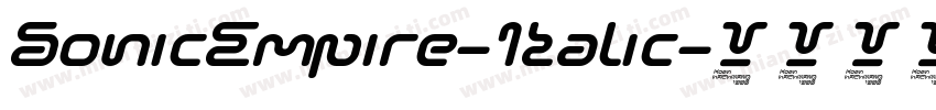 SonicEmpire-Italic字体转换