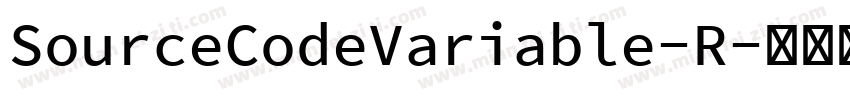 SourceCodeVariable-R字体转换