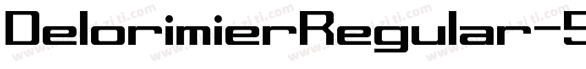 DelorimierRegular-5BXz字体转换