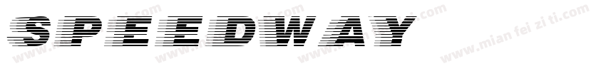 SPEEDWAY字体转换