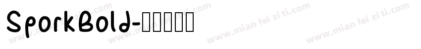 SporkBold字体转换