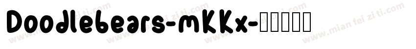 Doodlebears-mKKx字体转换