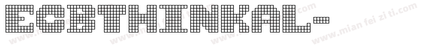 ECBThinkal字体转换