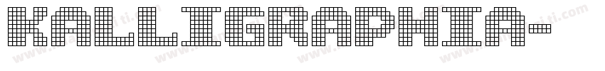 Kalligraphia字体转换
