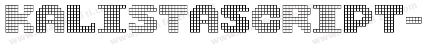 kalistascript字体转换