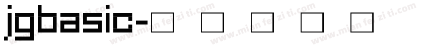 JGBasic字体转换