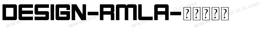 Design-RMlA字体转换