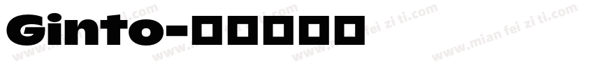 Ginto字体转换