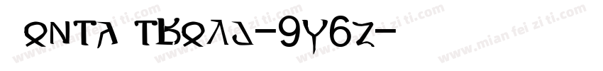 Contactbold-9Y6Z字体转换