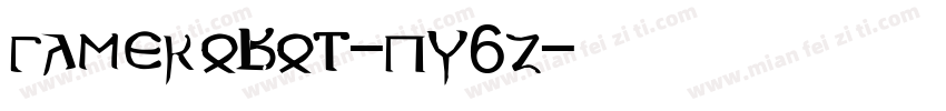 GameRobot-PY6Z字体转换