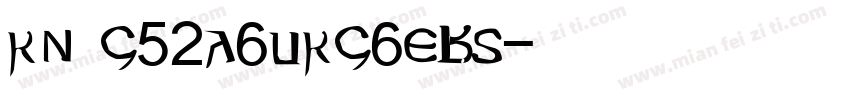 rncJ52a6qRJ6ebs字体转换