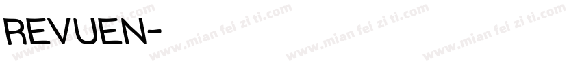 REVUEN字体转换
