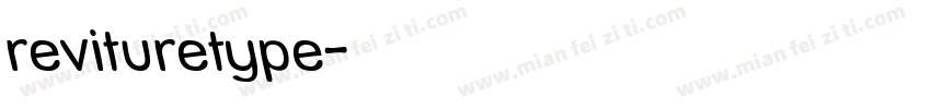 revituretype字体转换