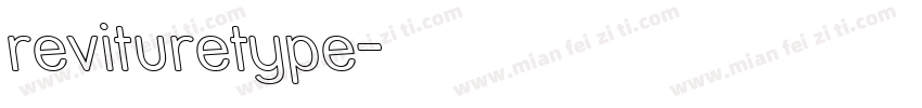 revituretype字体转换