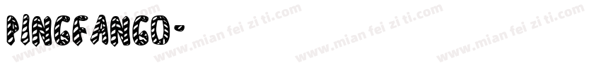 pingfangd字体转换