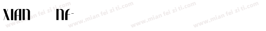 xian程冫冖工nf字体转换
