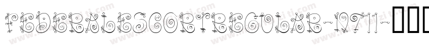 FederalEscortRegular-n711字体转换