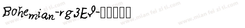 Bohemian-rg3E9字体转换