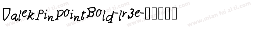 DalekPinpointBold-lr3e字体转换