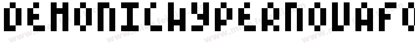 Demonichypernovafont-YqWo字体转换