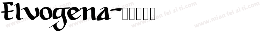 Elvogena字体转换