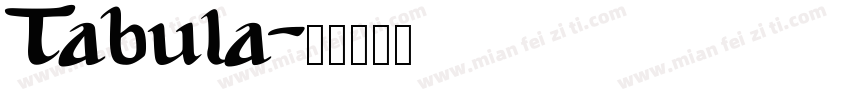 Tabula字体转换