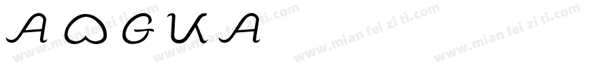 Aogka字体转换