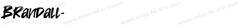 Brandall字体转换