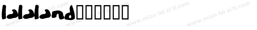 lalaland字体转换