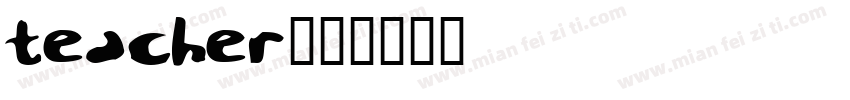 teacher字体转换