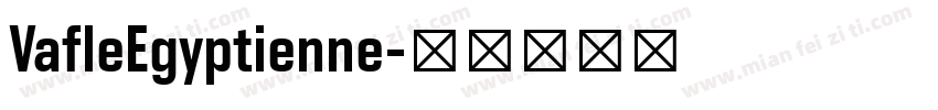 VafleEgyptienne字体转换