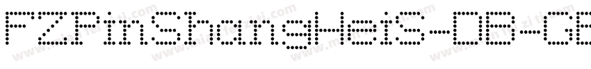 FZPinShangHeiS-DB-GB字体转换