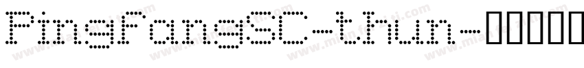 PingfangSC-thun字体转换
