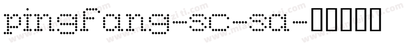 pingfang-sc-sa字体转换