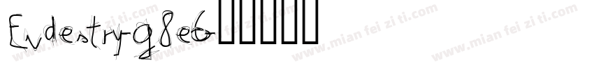 Endestry-g8e6字体转换