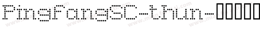 PingfangSC-thun字体转换