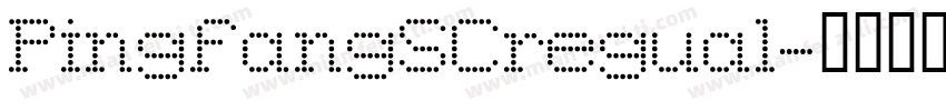 PingfangSCregual字体转换